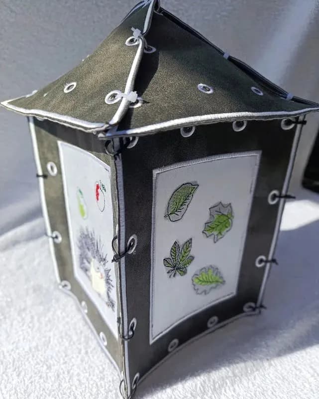 Stickdatei ITH Laterne Herbst