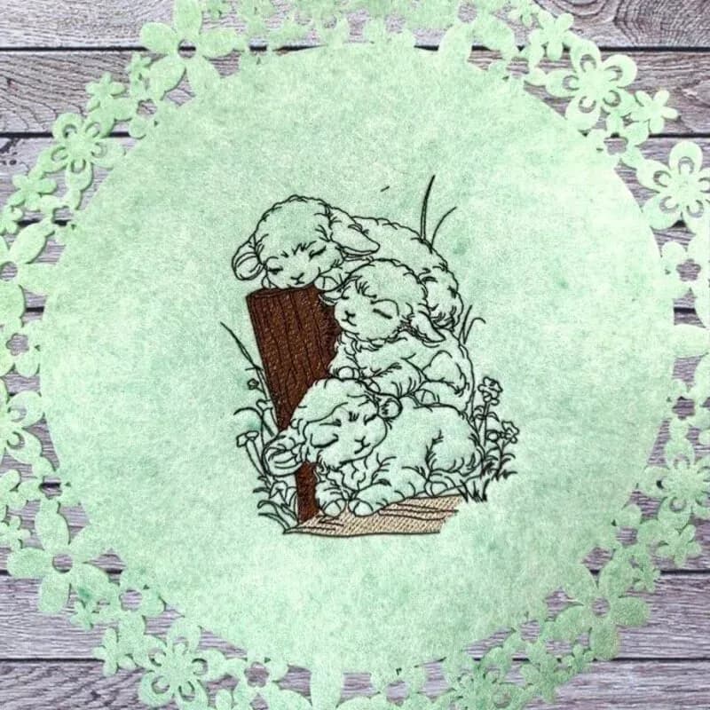 Stickdatei Lämmchen