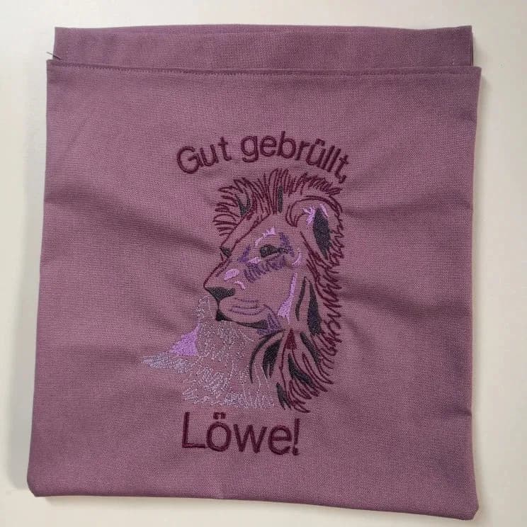 Stickdatei Löwe Scribble