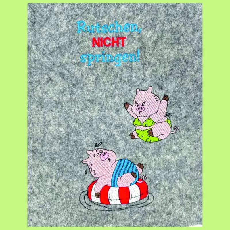 Stickdatei Lustige Schweinerei