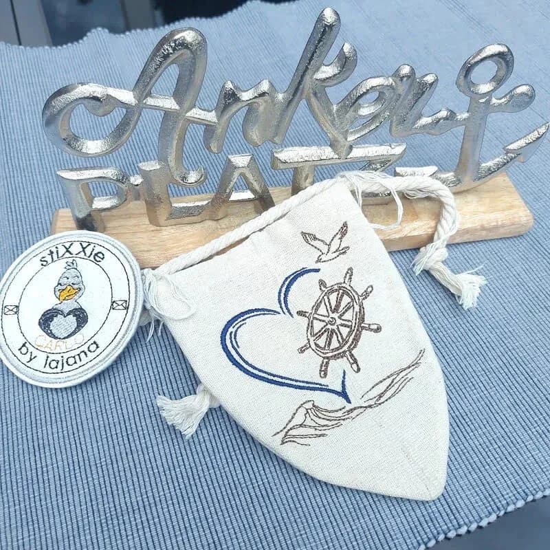 Stickdatei Maritim Love