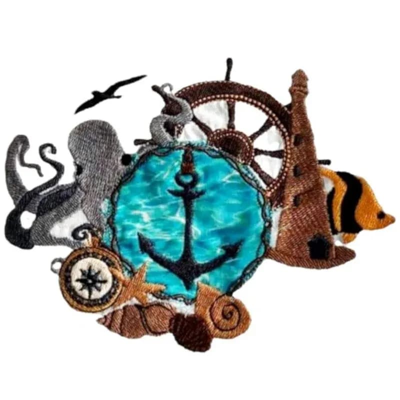 Stickdatei Maritim Nautical