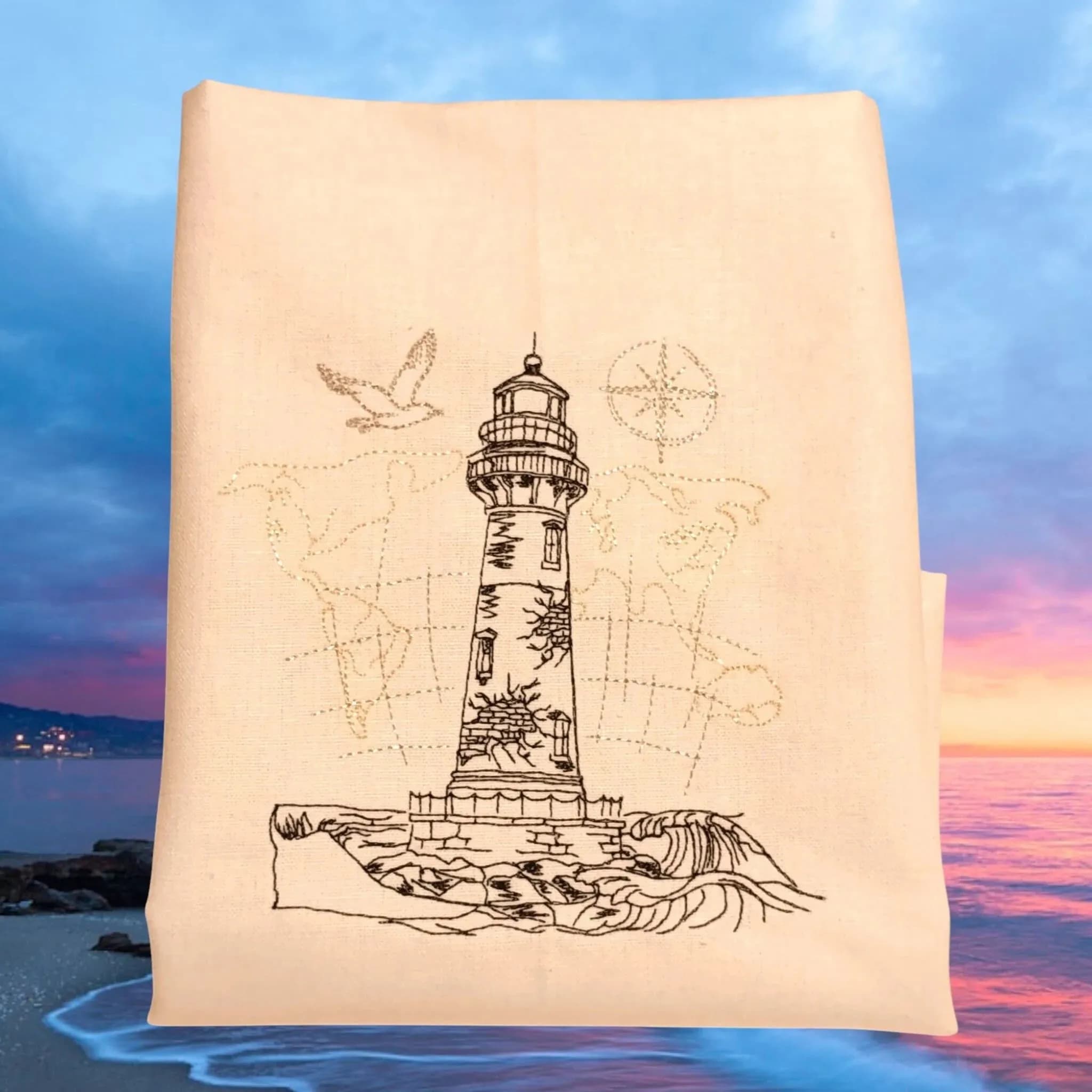 Stickdatei Maritim Vintage