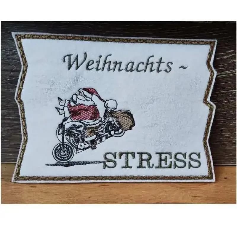 Stickdatei Nikolaus Biker
