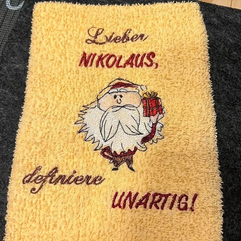 Stickdatei Nikolaus Unartig