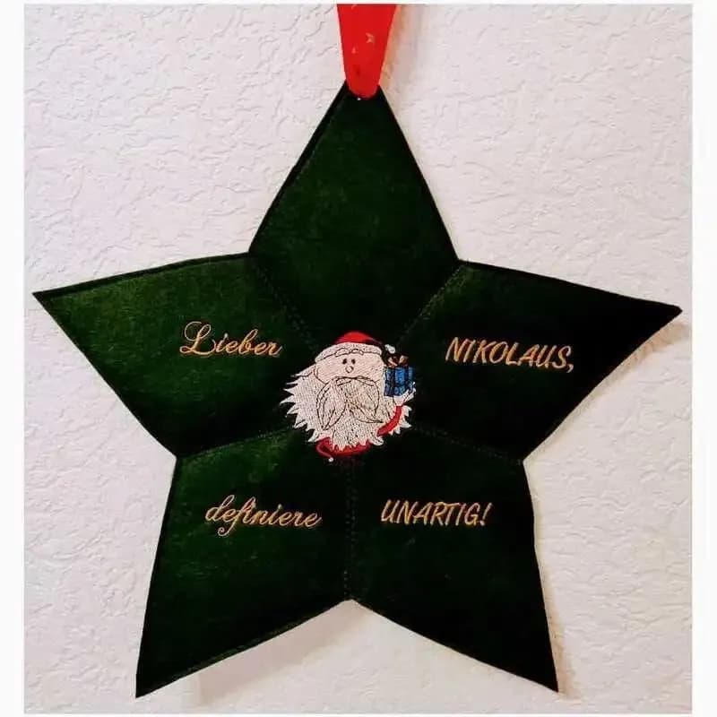 Stickdatei Nikolaus Unartig