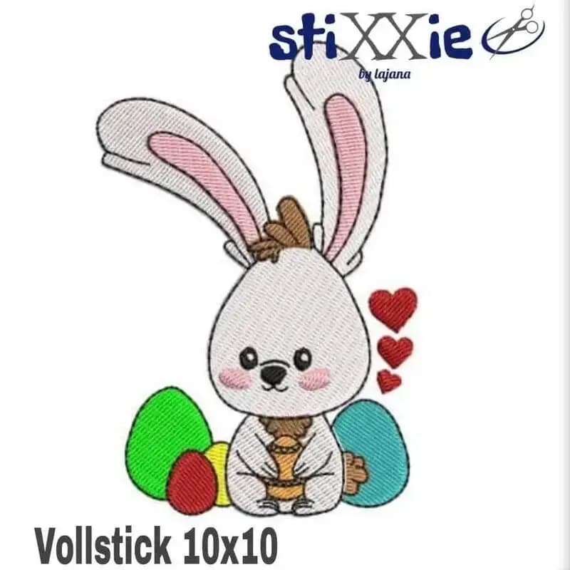 Stickdatei Osterhase Ostermucki
