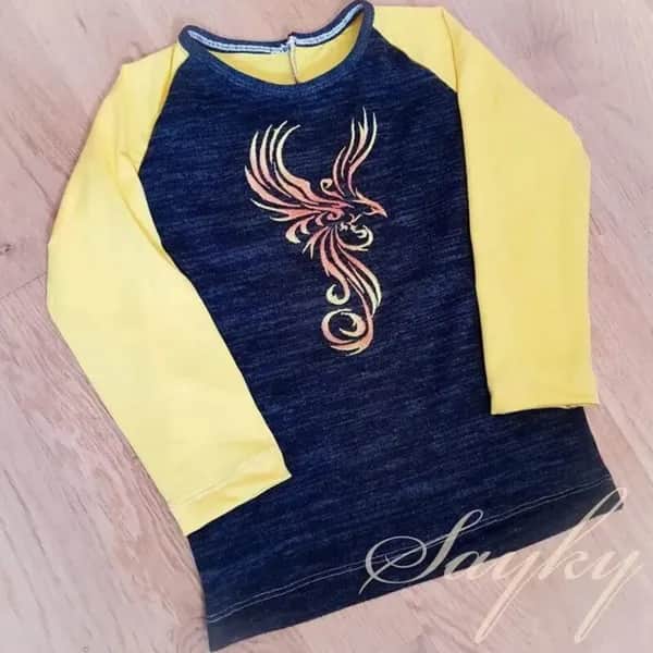 Phoenix Stickdatei Cyrill Tribal - stiXXie
