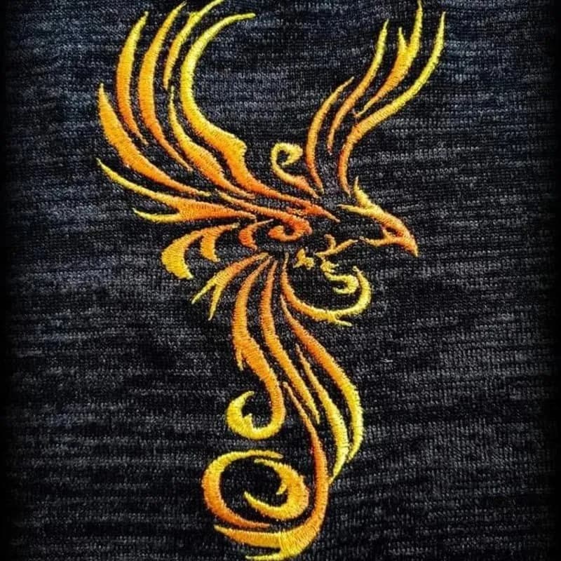 Phoenix Stickdatei Cyrill Tribal - stiXXie