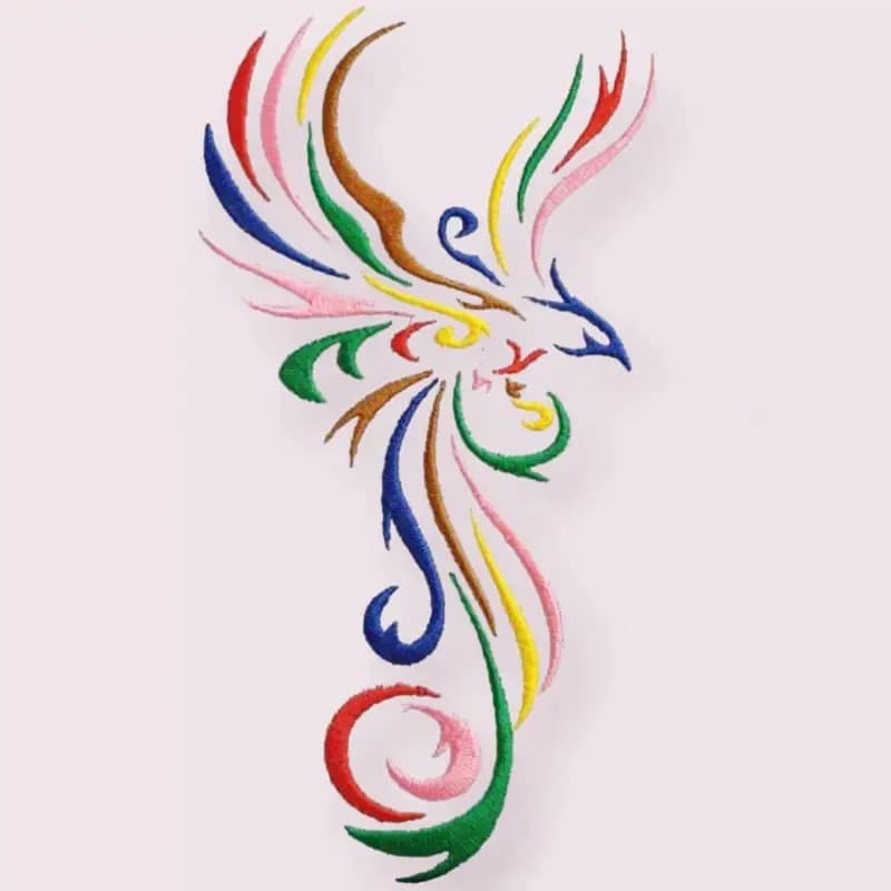 Phoenix Stickdatei Cyrill Tribal - stiXXie