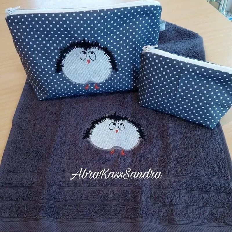 Stickdatei Pinguin Pingu