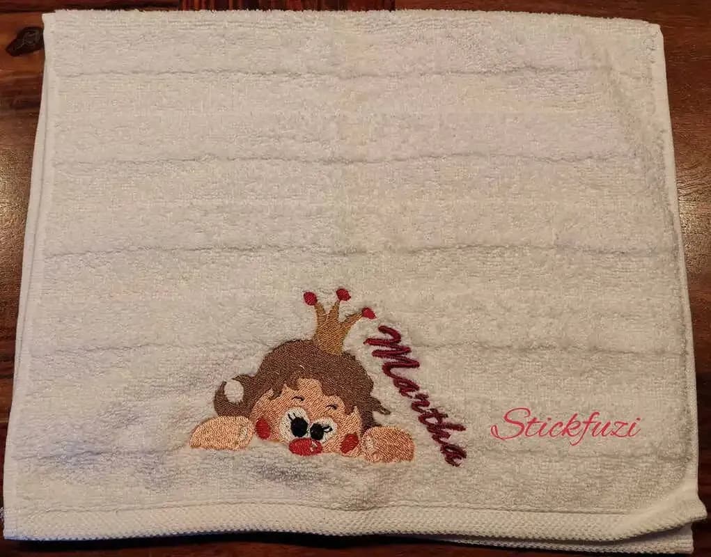 Stickdatei Prinzessin und Prinz