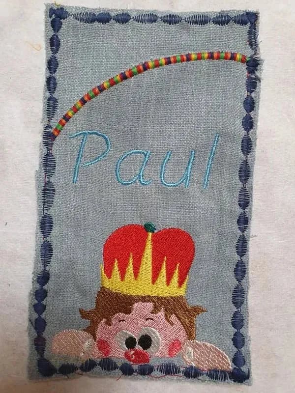 Stickdatei Prinzessin und Prinz