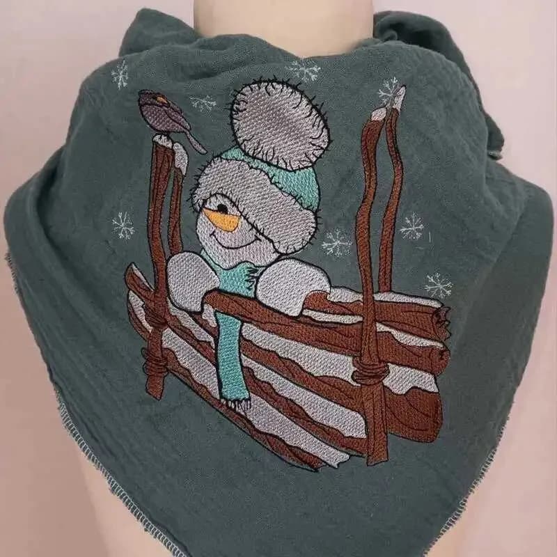 Stickdatei Schneemann Oli