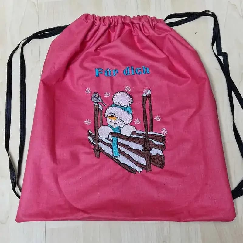 Stickdatei Schneemann Oli