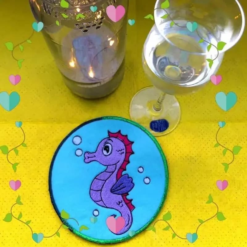 Stickdatei Seepferdchen Set