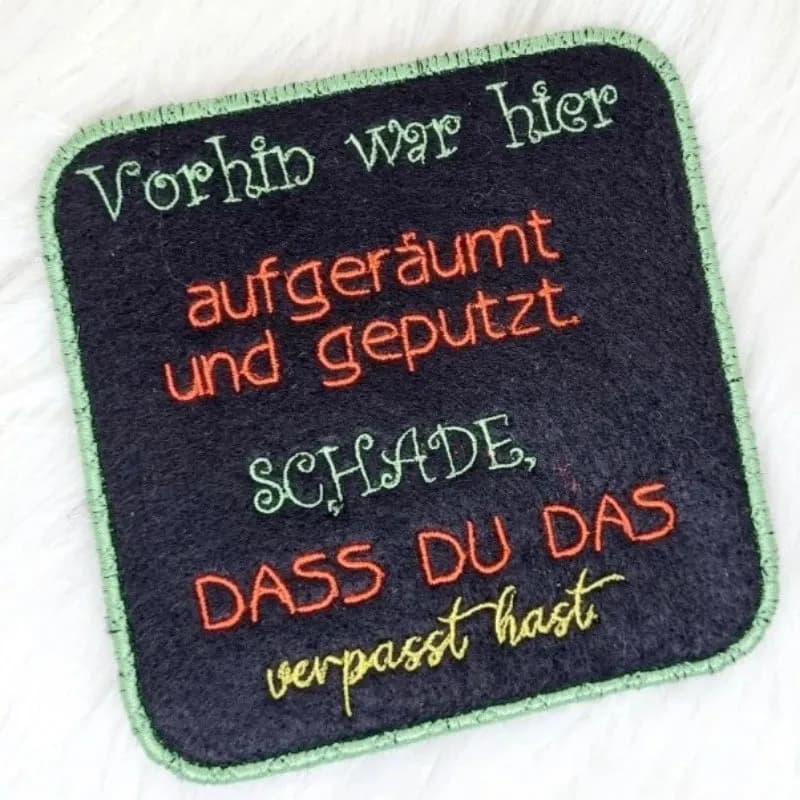 Stickdatei Sprüche und Weisheiten