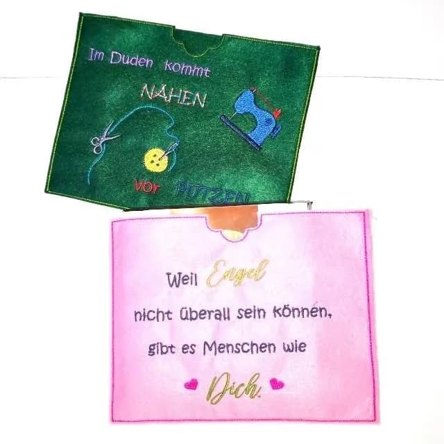 Stickdatei Sprüche und Weisheiten