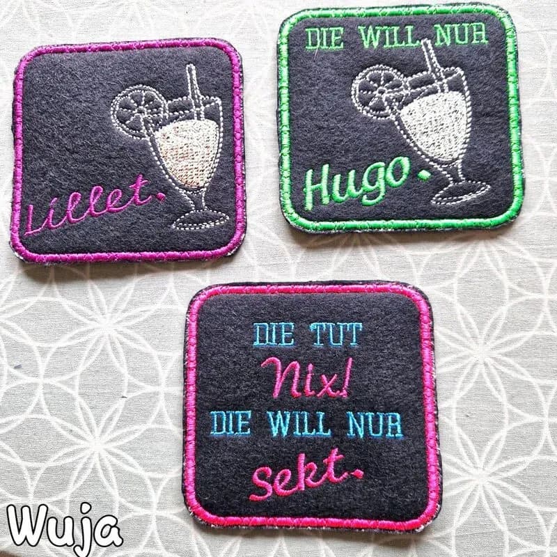 Stickdatei Sprüche Sommergetränke