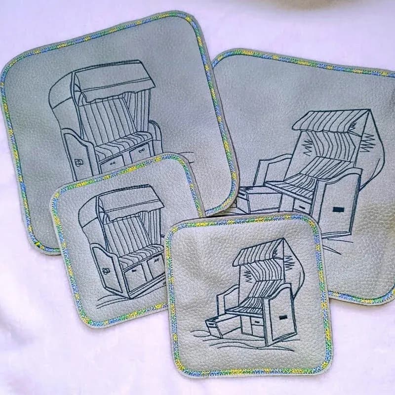 Stickdatei Strandkorb-Set