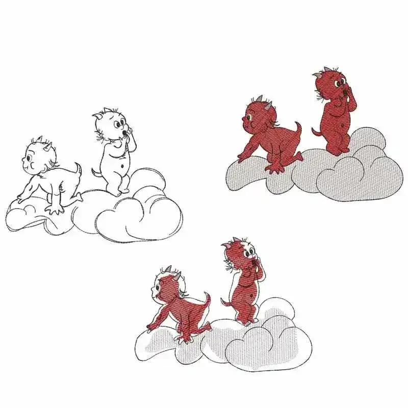 ITH Stickdatei Teufelchen