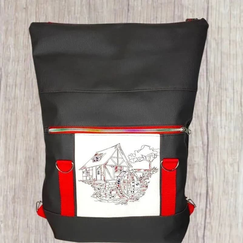 Stickdatei Wassermühle