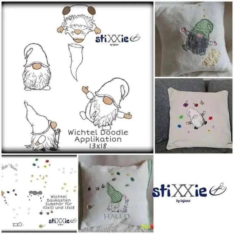 Wichtel Baukasten Set DoodleAppli – 13 Dateien | stiXXie