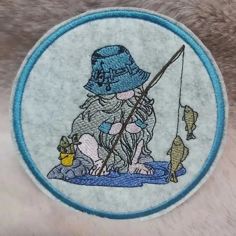 Stickdatei Wichtel Sternzeichen Fische