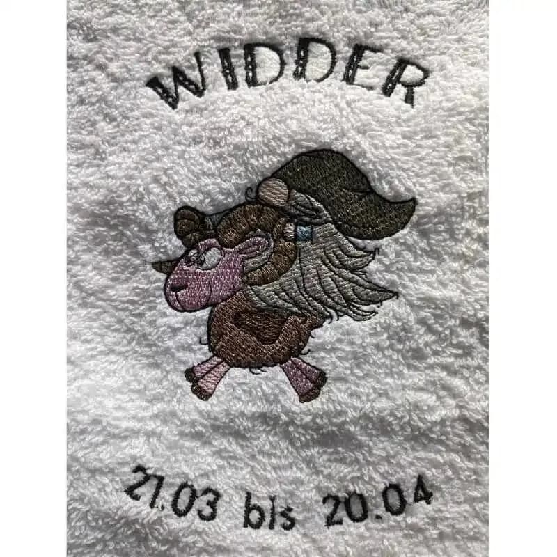 Stickdatei Wichtel Sternzeichen Widder