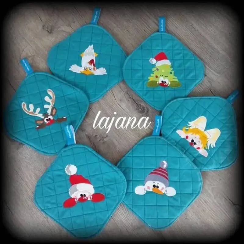 Stickdateien Stern Baum und Gans