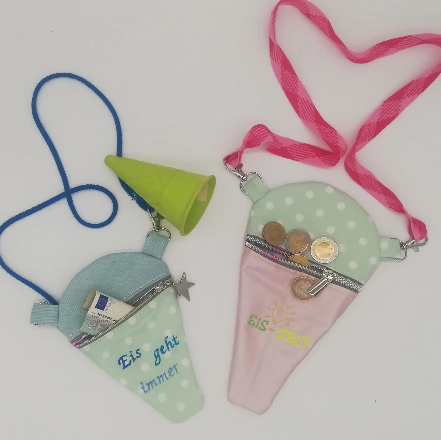 ITH Stickdatei Eis(geld)-Täschchen