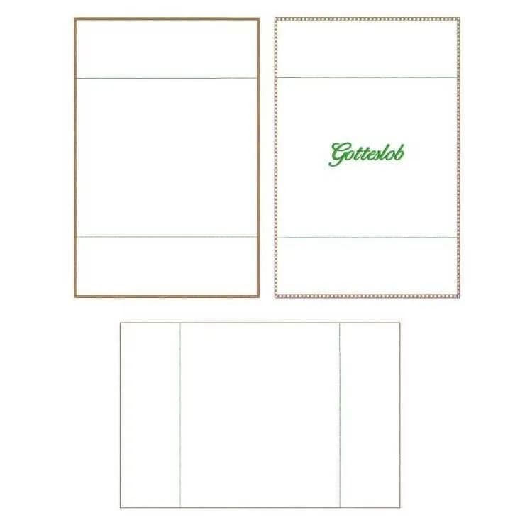 ITH Stickdatei Gotteslob Hülle