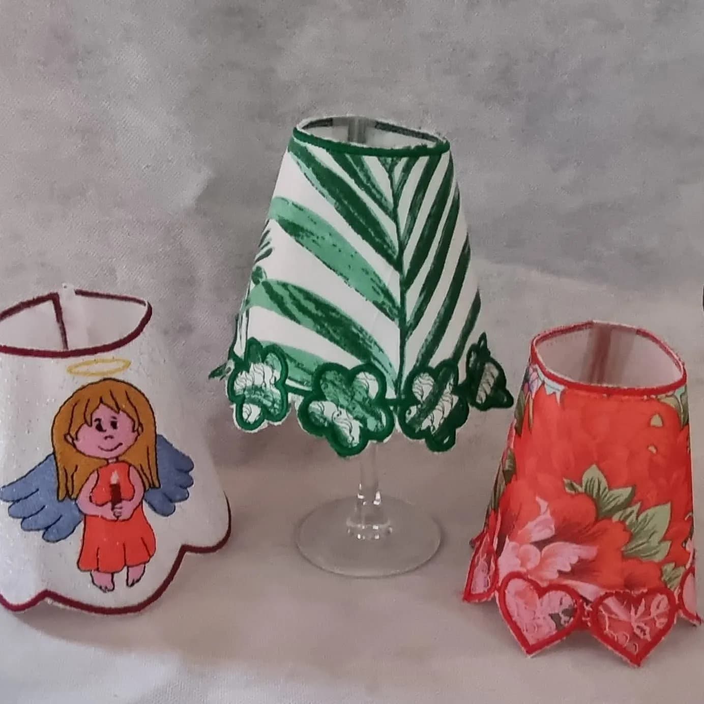 ITH Stickdatei Lampenschirme