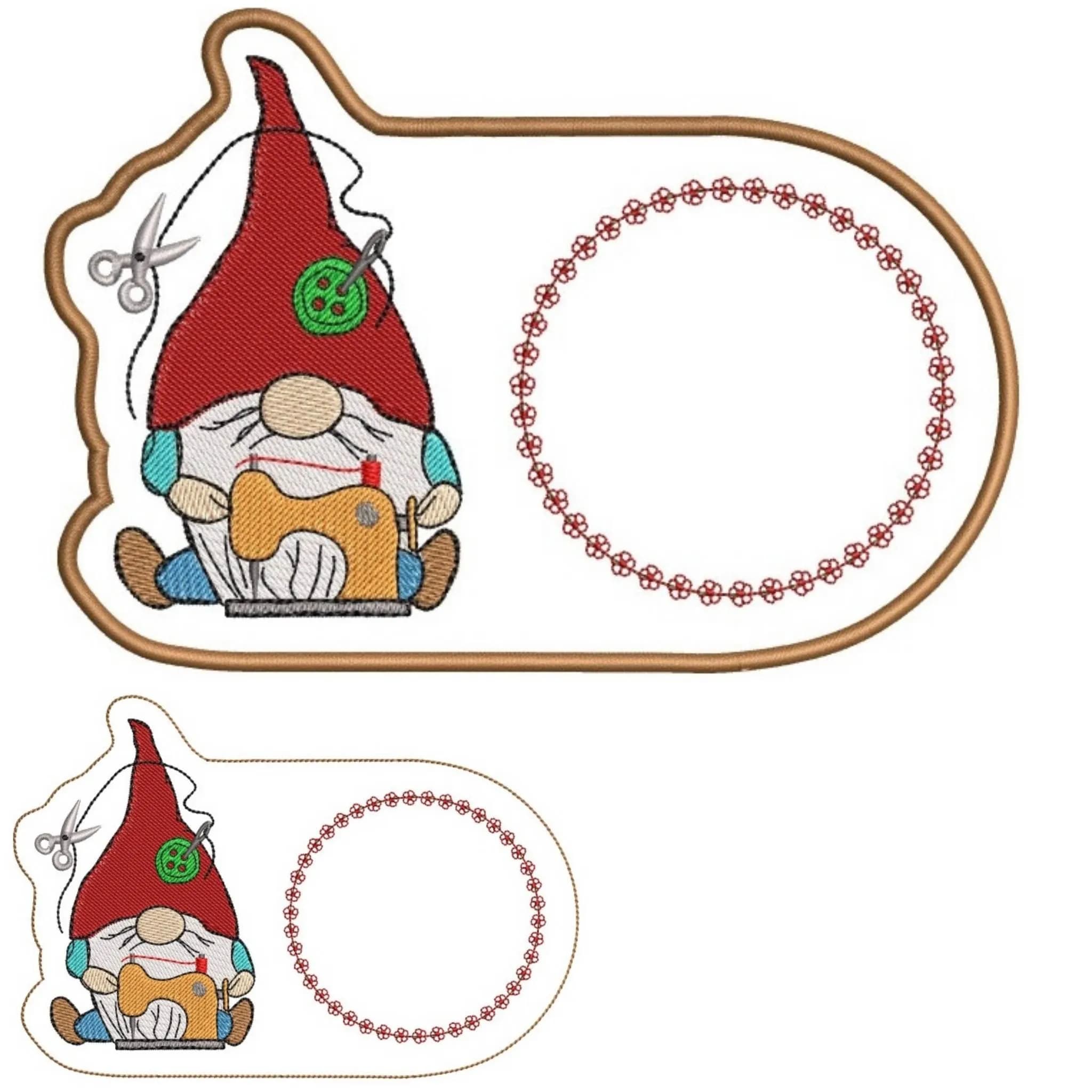 ITH Stickdatei Nadelkissen Nähwichtel