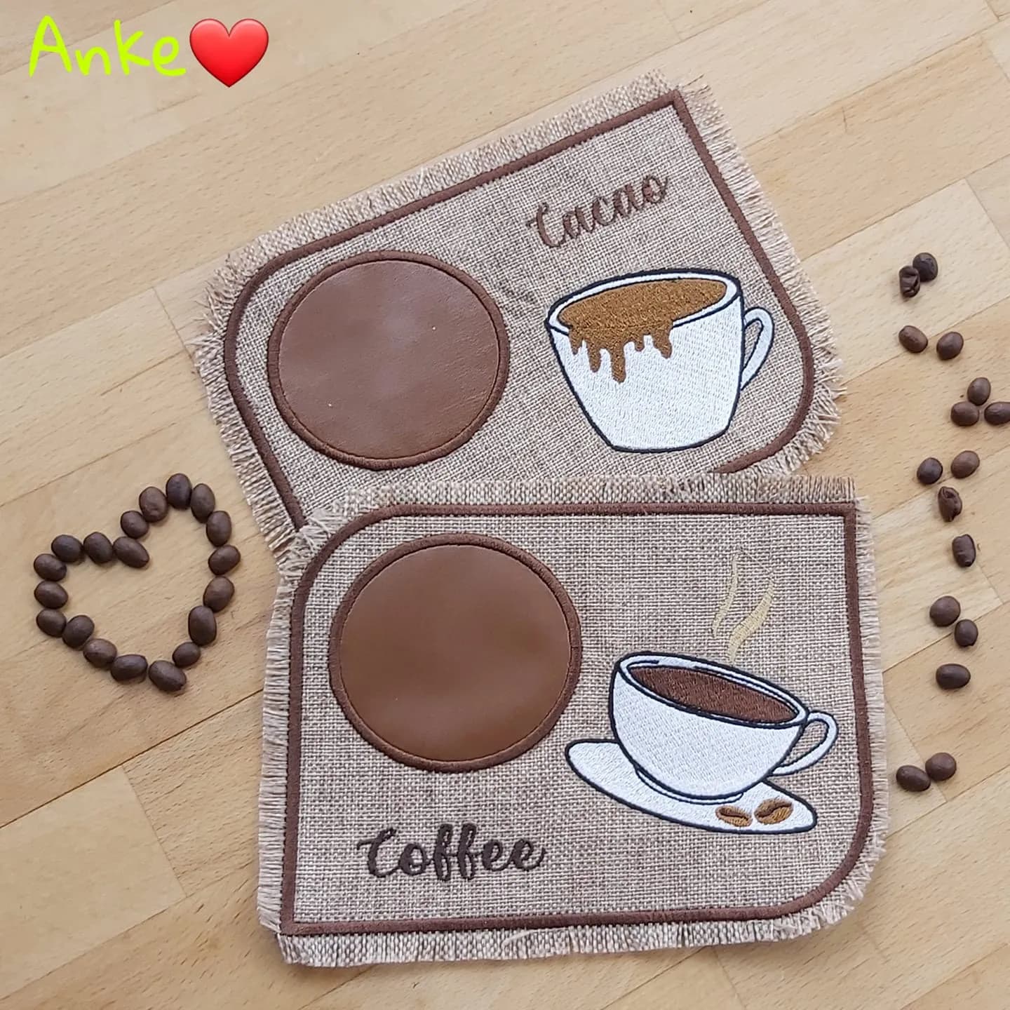 ITH Stickdatei Tassenlounges Blankos