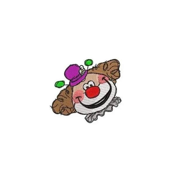 Stickdatei Clownskopf