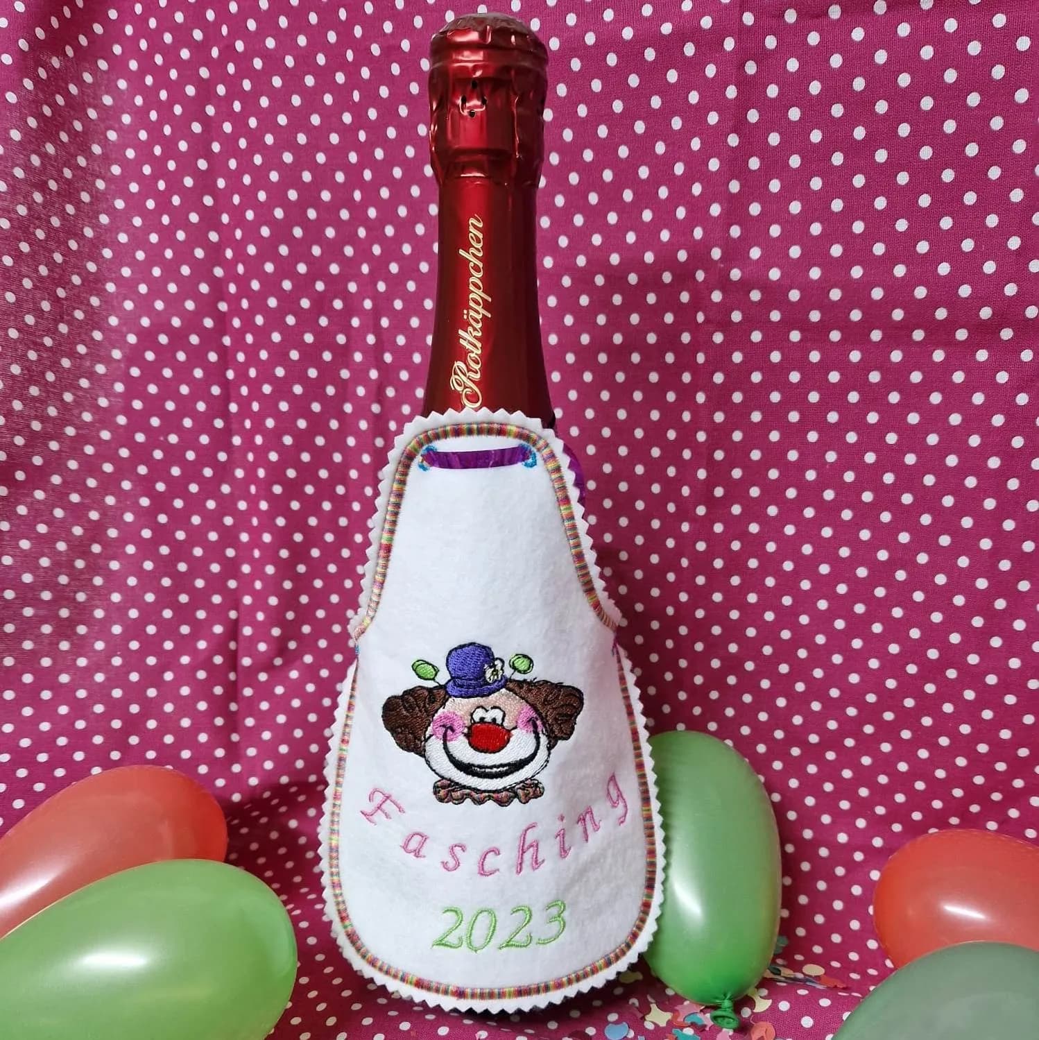 Stickdatei Clownskopf