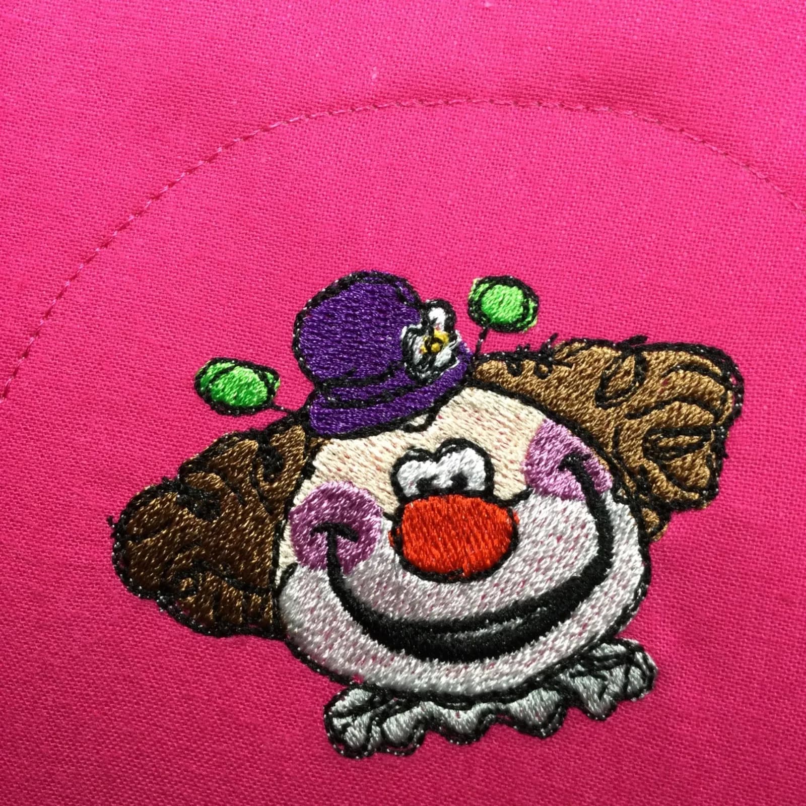 Stickdatei Clownskopf