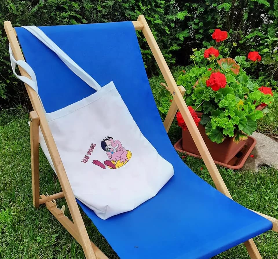 Stickdatei cooler Flamingo mit Sprüchen