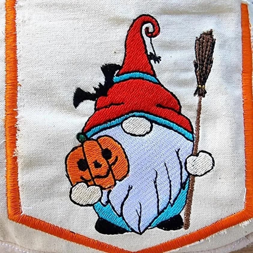 Stickdatei Wichtel Halloween