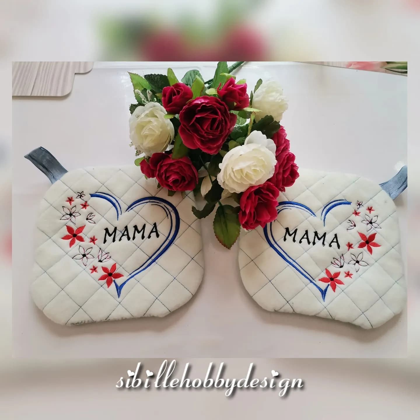 Stickdatei Herzige Herzen