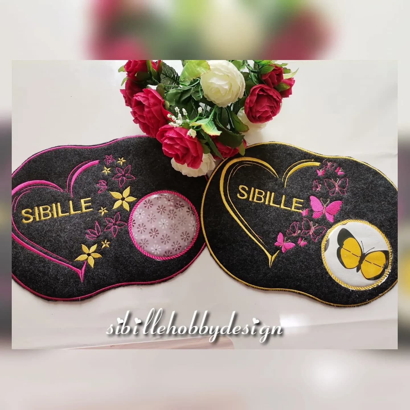 Stickdatei Herzige Herzen