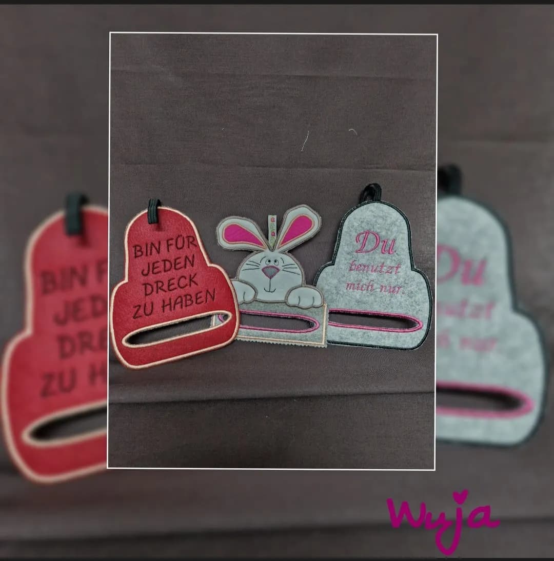 ITH Stickdatei Handtuchhalter