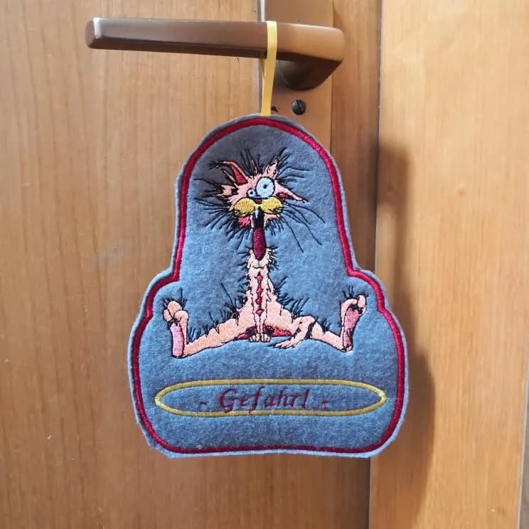 ITH Stickdatei Handtuchhalter