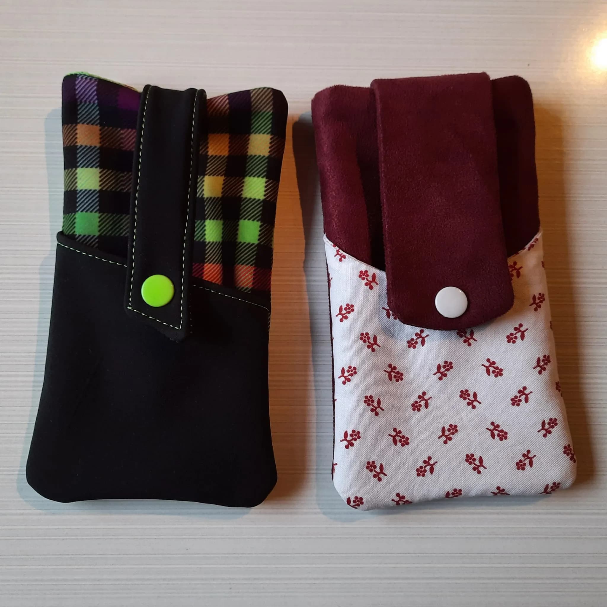 ITH Stickdatei Handyhülle mit Fach