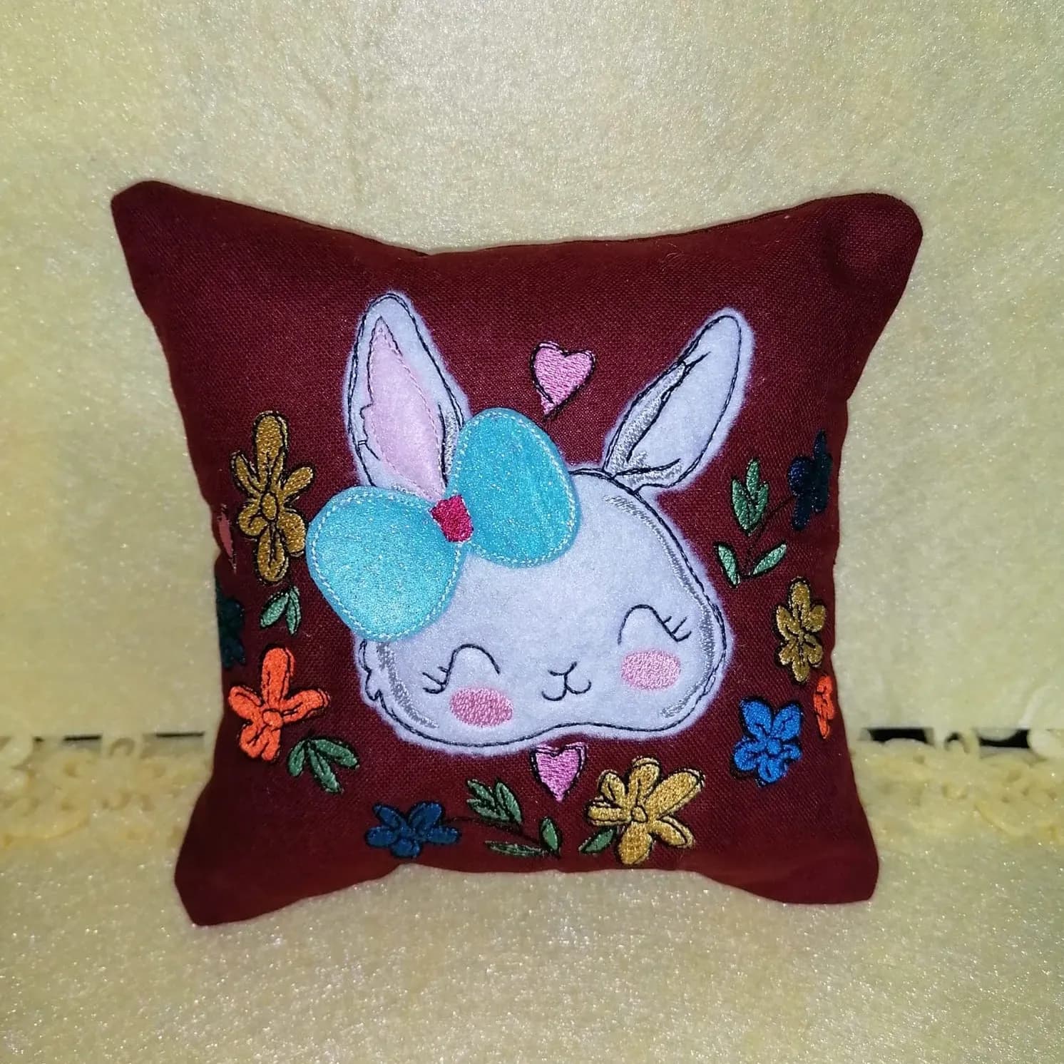 ITH Stickdatei Kissen quadratisch Blanko