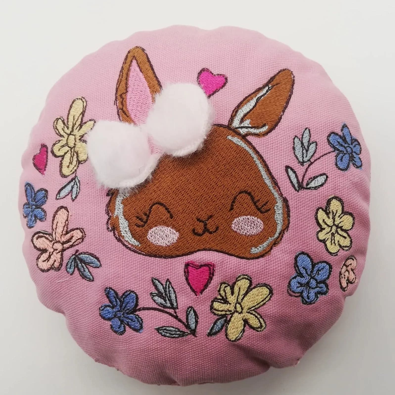 ITH Stickdatei Kissen rund Blanko