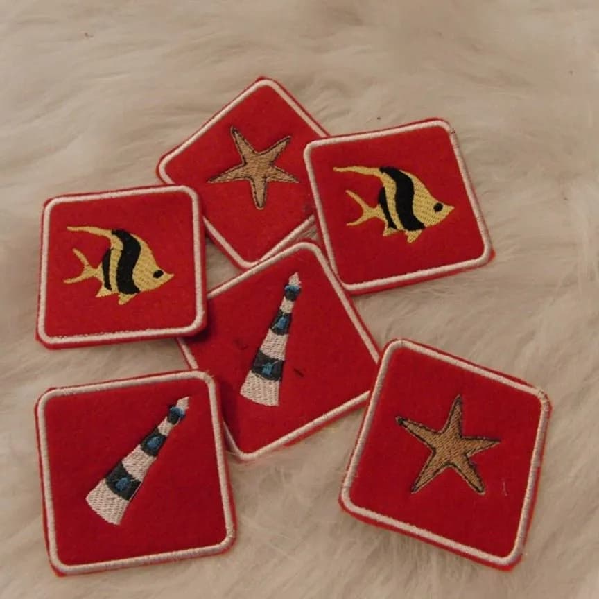 ITH Stickdatei Paket Memoryspiel Blanko