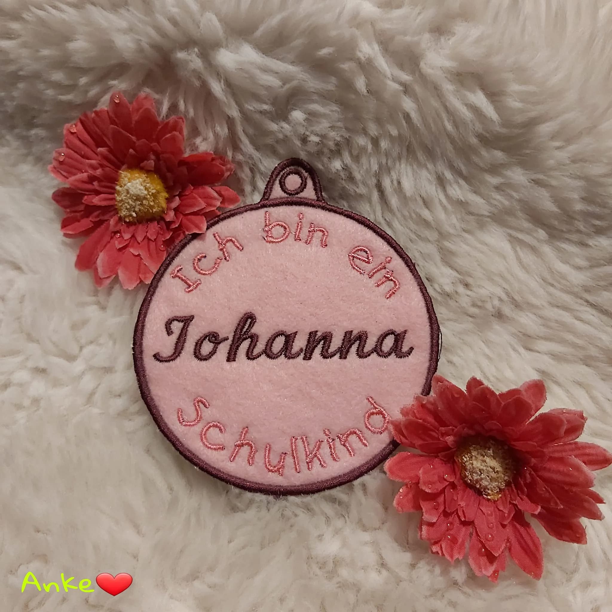 ITH Stickdatei Plaketten Schulanfang