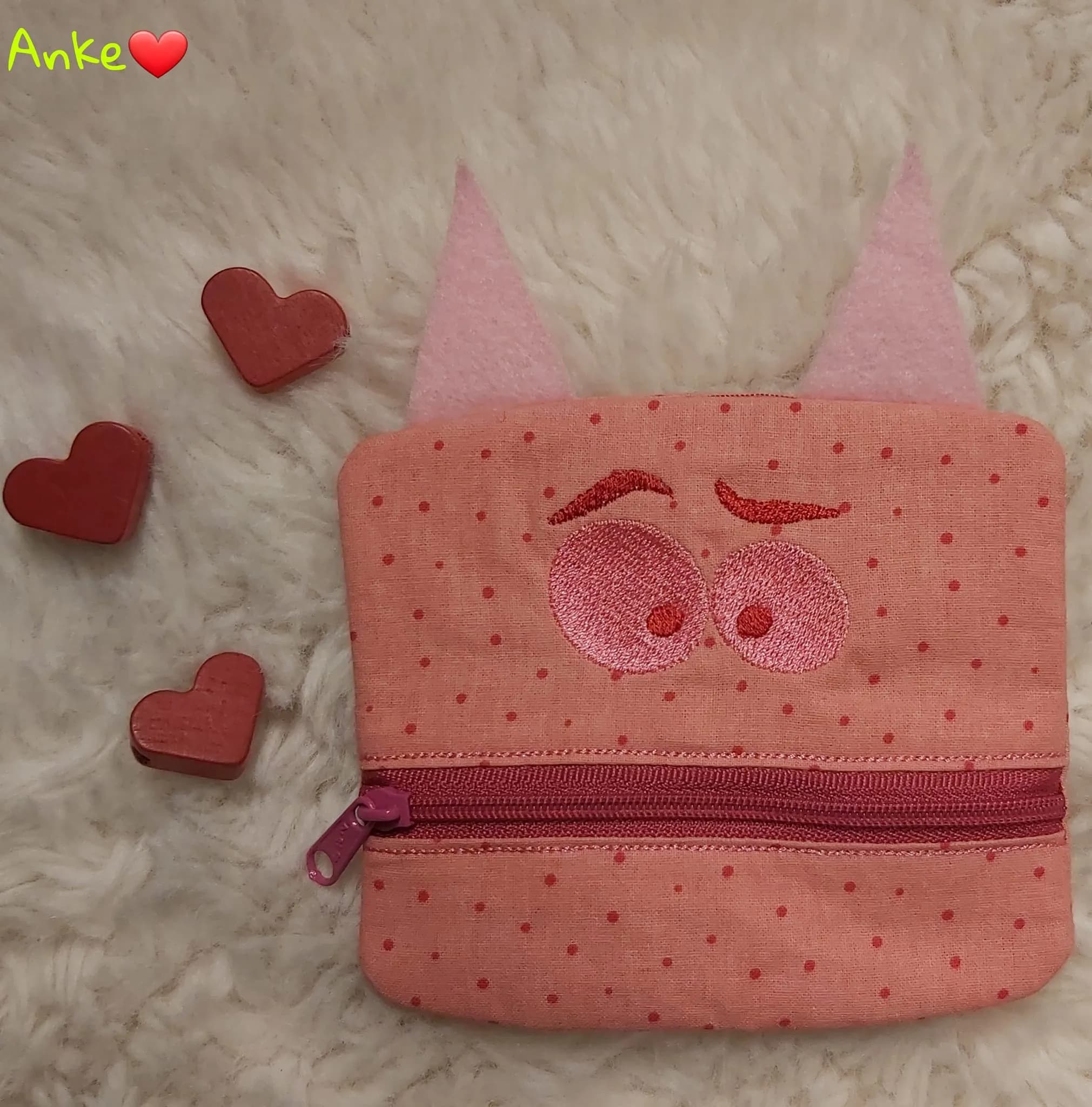 ITH Stickdatei Tasche Rechenkette Monsti